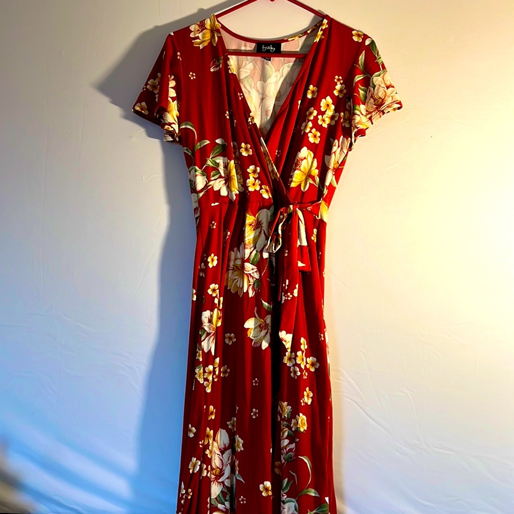 Floral maxi dress